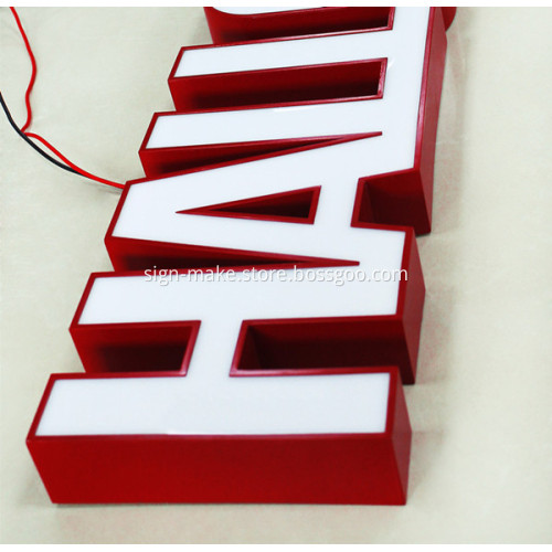 3D Led Frontlit Letters Channel Lit Letters Signs